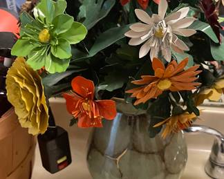 Vintage Metal flower arrangement 