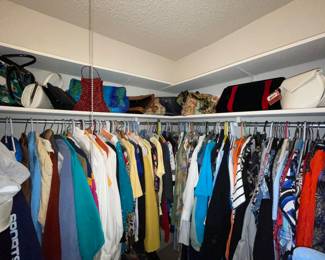 THREE CLOSETS OF LADIES CLOTHING  size 12-18