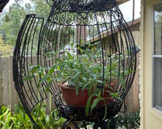 Bird Cage/ hanging planter 
