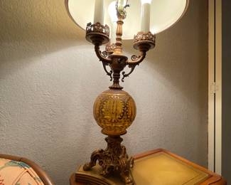 Vintage Hollywood Regency Lamp (TWO AVAILABLE) 