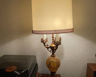 Vintage Hollywood Regency Lamp (TWO AVAILABLE) 