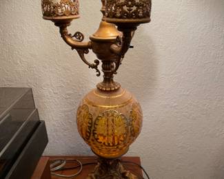 Vintage Hollywood Regency Lamp (TWO AVAILABLE) 
