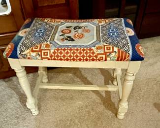vintage maching foot stool
