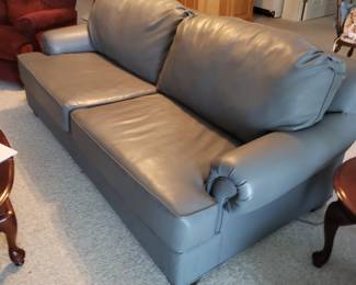 Nice grey leather sofa