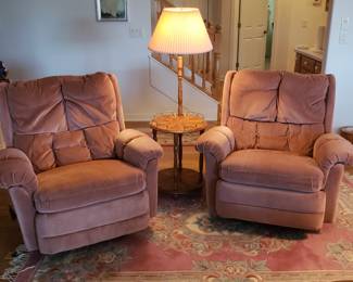 Pair of recliners