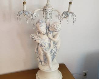 Cherub lamp