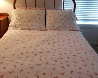 Antique  full size brass bed