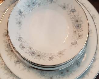 Place setting for 12 + extras