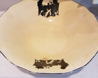 German silhouette bowl