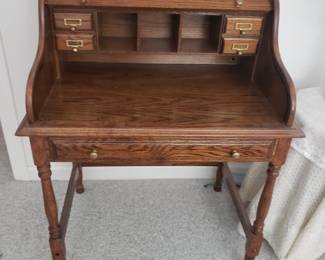 Small roll top desk