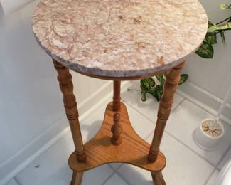 Marble top small table