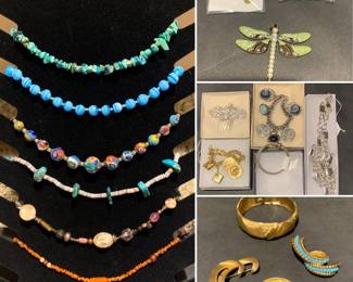 Vintage jewelry + gold and silver jewelry 