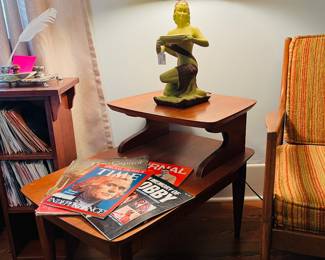 Mid-century modern step table 