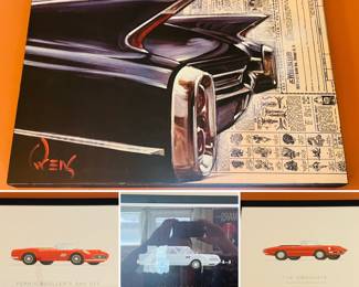 Mid century modern inspired artwork - professional framed (all sizes) 

Ferris Bueller’s Day Off, 007, Goldfinger, The Graduate