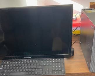 PC, monitor, keyboard and mouse