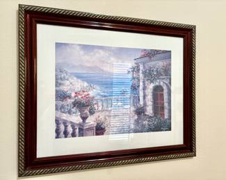 Mediterranean scene print