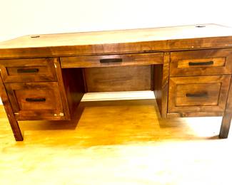Large wood desk