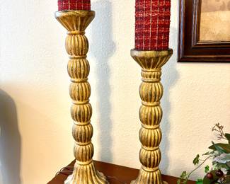 Candle stick lamps