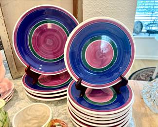 Colorful plates