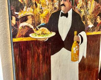 Guy Buffet chef painting