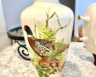 Lenox game bird vase