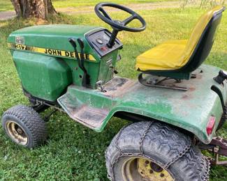 John Deere tractor. Runs great.