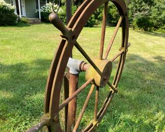 Iron ship wheel
