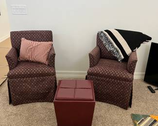 Love these swivel pair of chairs.  Like new!