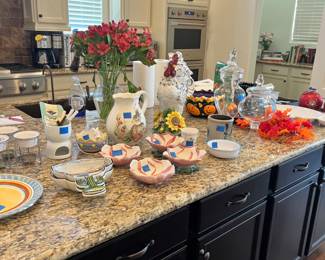 Many of these items are special pieces from all over the world.