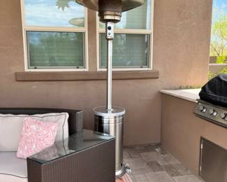 The outdoor heater was recently purchased and in great condition.  Buy now instead of paying full price in a few months.