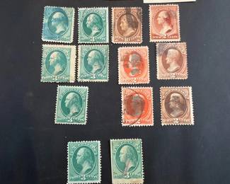 Stamps1870 Unused G. Washington 3 Cent, Imperforated Non Glue Glacier Lake  More 