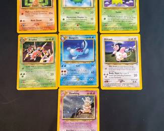 2000 Pokemon Neo Genesis Rare, Uncommon Common Cards