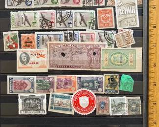 Book Assorted Collectible Stamps