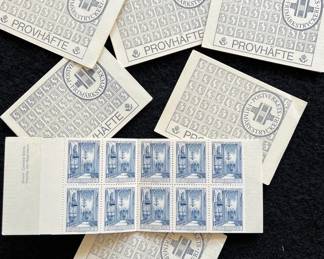 Sweden 721a proof booklets Uppsala Cathedral 1967 