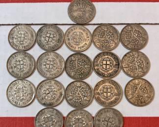 3 Pence 1912, 1930s  1940s