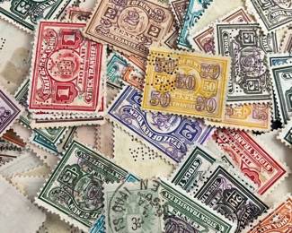 Large LotNew York State Revenue Stamps