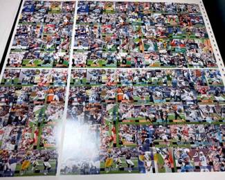Lot 1 2006 Upper Deck Trading Card Uncut Press Sheet