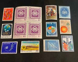 Collectible US United Nations Stamps