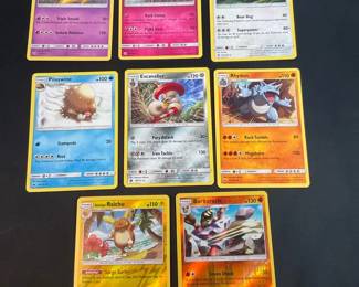 2017 2018 Pokemon Rare Holos  Uncommon Cards 