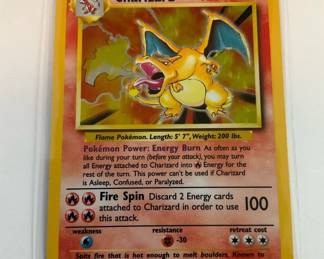 1999 Pokemon Rare Base Set Charizard Holo Foil Card # 4/102