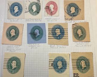 US Stamped Envelopes, Hinged 