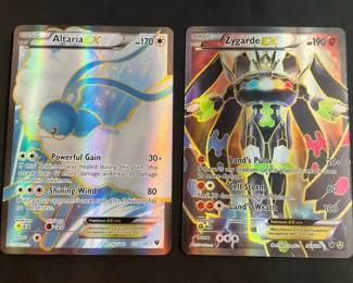 2016,2017 Pokemon Holo Full Art Basic EX Rare Cards