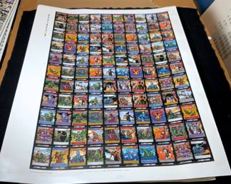 GI Joe Base Set 1 2004 Uncut Sheet