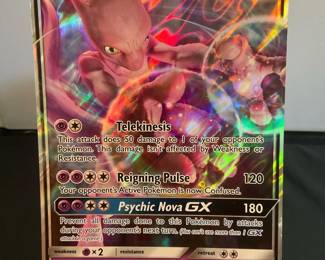 2019 Jumbo MewtewGX Black Star Promo Card