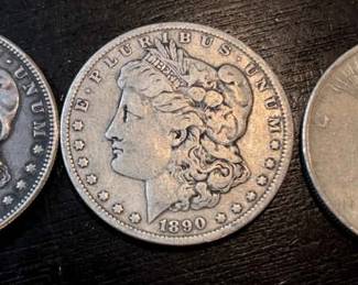 Silver Dollars Morgan  Peace