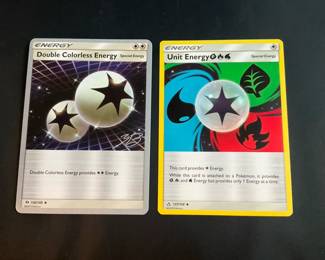2017 2018 Pokemon Special Energy Cards