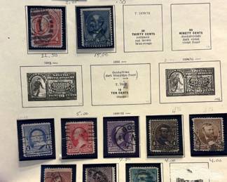 US Stamps Late 1800s