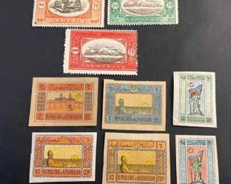 Armenia Republique Of Azerbaijan Stamps