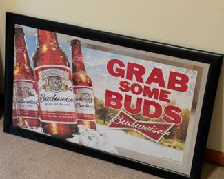 Budweiser beer sign