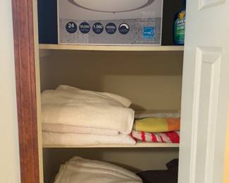 Towels, new light fixtures 